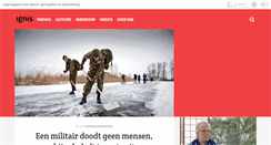 Desktop Screenshot of igniswebmagazine.nl