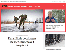 Tablet Screenshot of igniswebmagazine.nl
